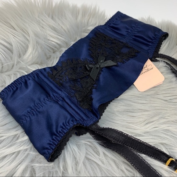 Agent Provocateur Black/Blue Stephanee Waspie - Picture 5 of 10